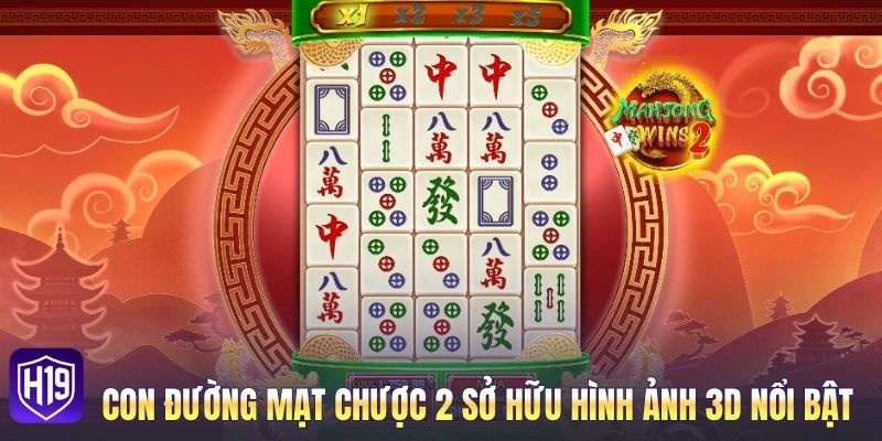 Con Đường Mạt Chược 2 sở hữu hình ảnh 3D nổi bật
