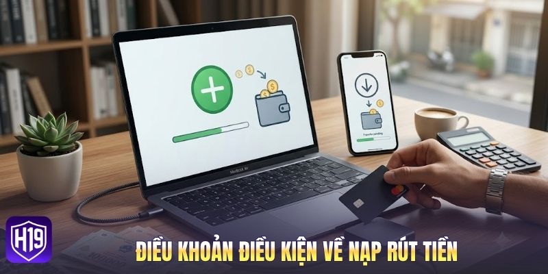 Điều khoản điều kiện về nạp rút tiền