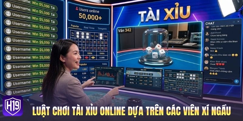 Luật chơi Tài xỉu online dựa trên các viên xí ngầu