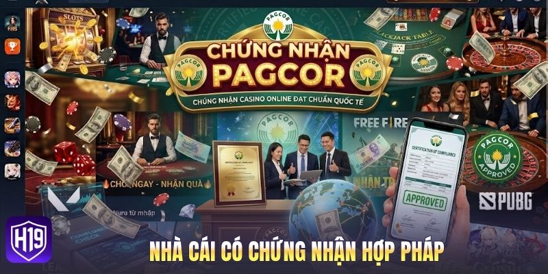 Nhà cái có chứng nhận hợp pháp