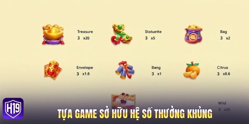 Tựa game sở hữu hệ số thưởng khủng