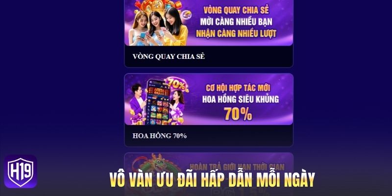 Vô vàn ưu đãi hấp dẫn mỗi ngày